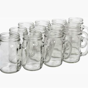 Canning jar glasses!! Set of 10.